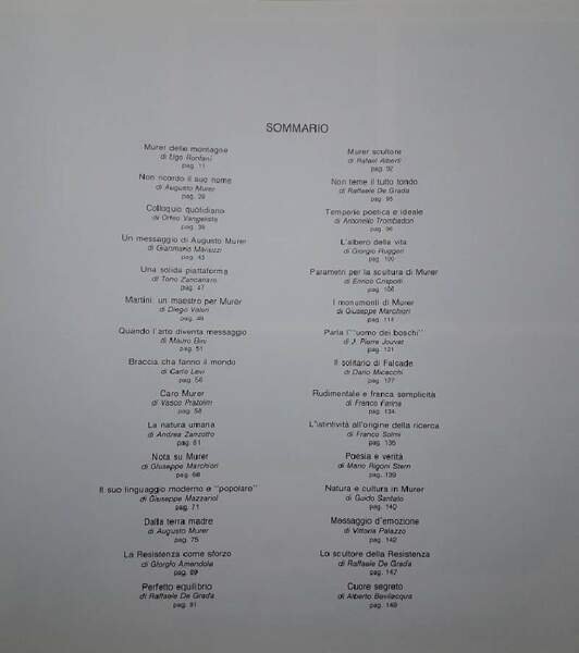 MURER DELLE MONTAGNE(1986)