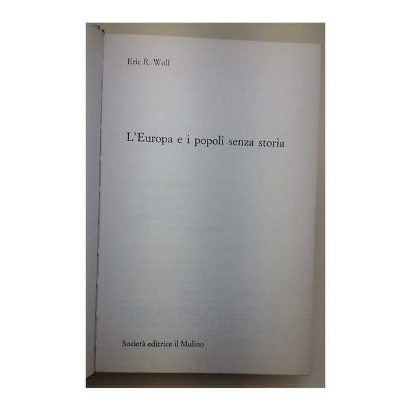 L'EUROPA E I POPOLI SENZA STORIA(1990)