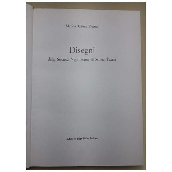 DISEGNI DELLA SOCIETA' NAPOLETANA DI STORIA PATRIA(1974)