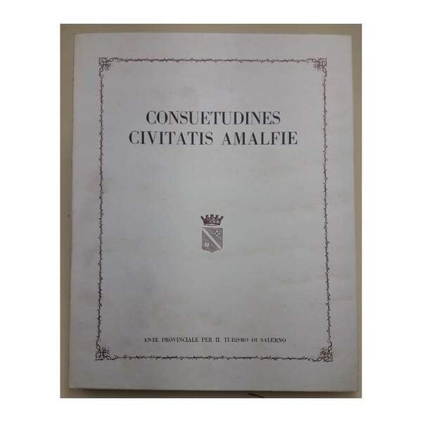 CONSUETUDINES CIVITATIS AMALFIE(1979)