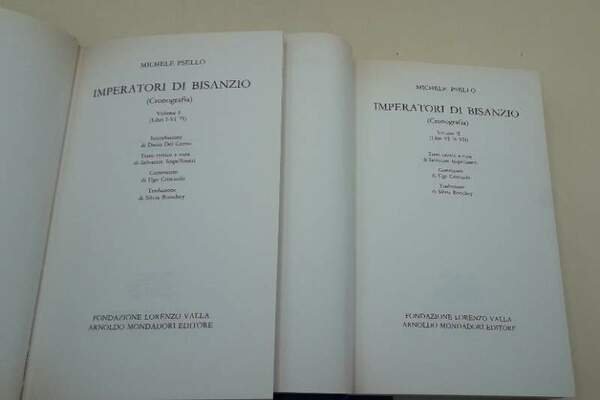 IMPERATORI DI BISANZIO(CRONOGRAFIA) VOL I E II IN COFANETTO( 1984)