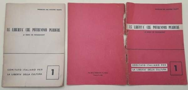 LE LIBERTA' CHE POTREMMO PERDERE