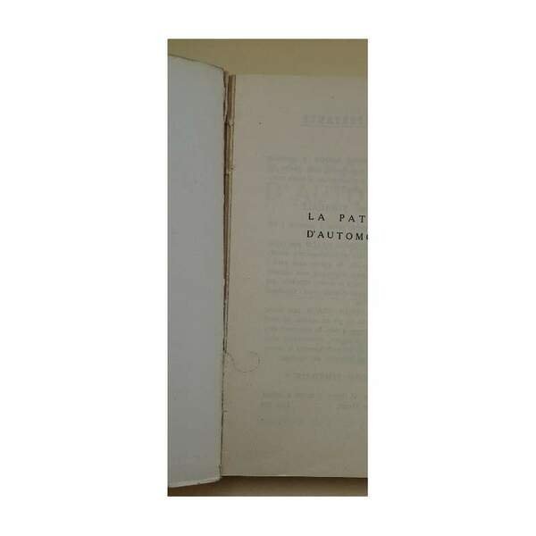 LA PATENTE D'AUTOMOBILE(2^ E 3^ GRADO)(1954)
