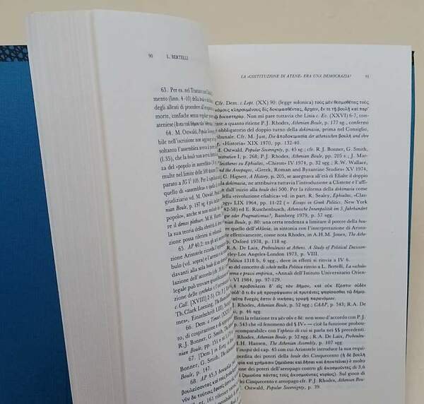 L'ATHENAION POLITEIA DI ARISTOTELE(1993)