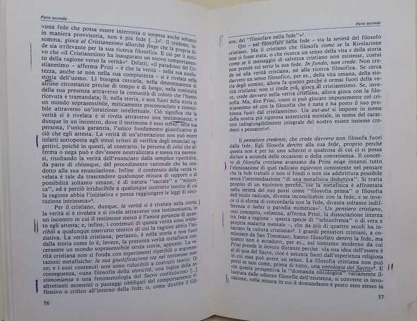 GLORIA O MISERIA DELLA METAFISICA CATTOLICA ITALIANA?(1987)
