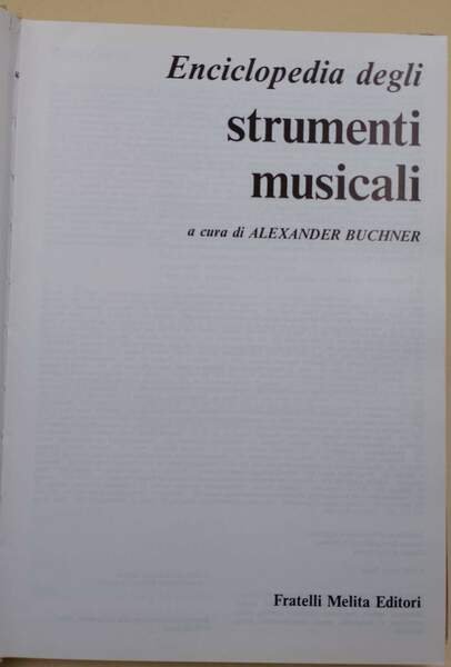 ENCICLOPEDIA DEGLI STRUMENTI MUSICALI(1990)