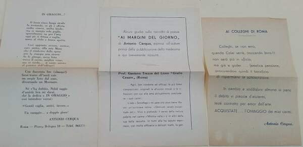 AI MARGINI DEL GIORNO-POESIE(1948)