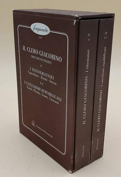 IL CLERO GIACOBINO-DOCUMENTI INEDITI-2 VOLL.(1999)