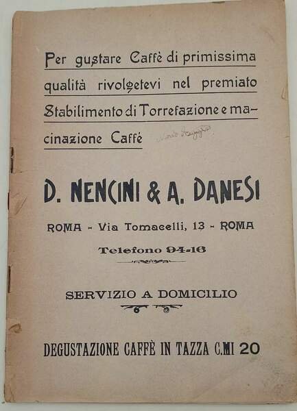 UNA LETTERA DI MINETTO (E ALTRE STORIE)( SENZA DATA)