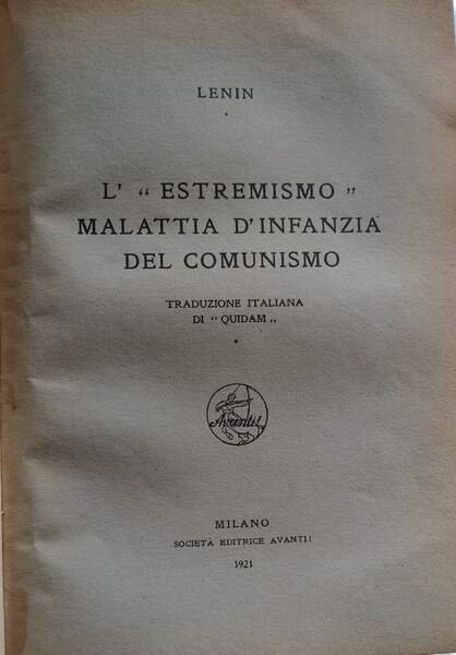 STATO E RIVOLUZIONE + ALTRE 5 PUBBLICAZIONI DI CULTURA MARXISTA …