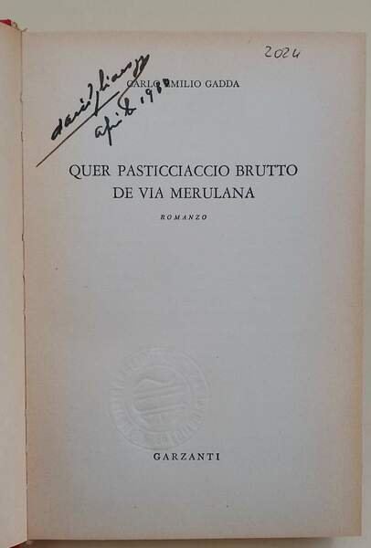 QUER PASTICCIACCIO BRUTTO DE VIA MERULANA(1959)