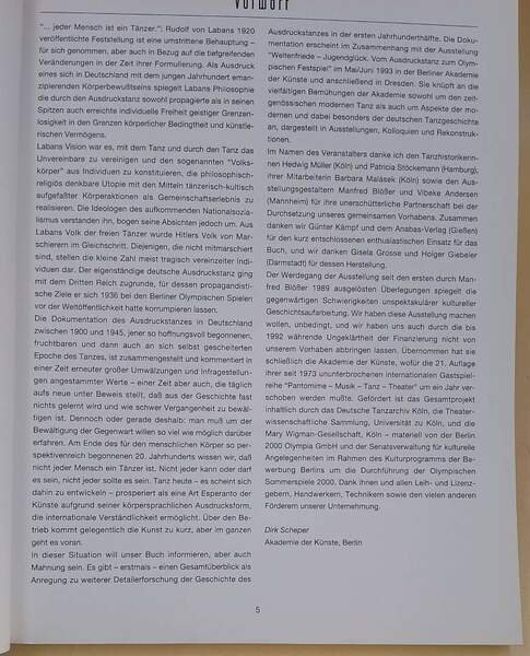 JEDER MENSCH IST EIN TANZER-AUSDRUCKTANZ IN DEUTSCHLAND ZWISCHEN 1900 UND …