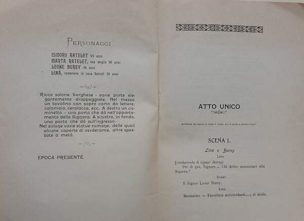 CREDI TU CHE RIESCA?!-COMMEDIA IN 1 ATTO( 1907)