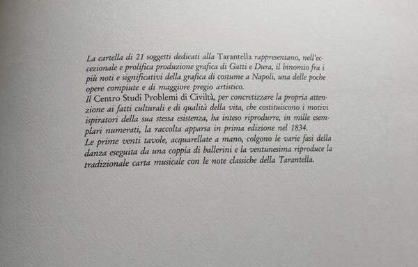 LA TARANTELLA-ALBUM DI GATTI E DURA(SENZA DATA)