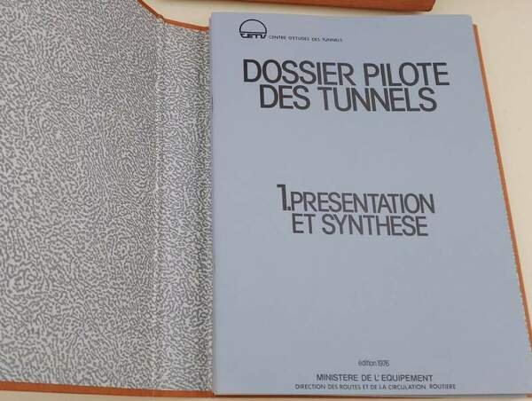 DOSSIER PILOTE DES TUNNELS-N. 1-2-3-4-(1976)