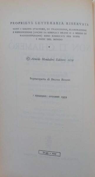 NON TI CHIAMERO' PIU PADRE(1959)
