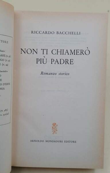 NON TI CHIAMERO' PIU PADRE(1959)