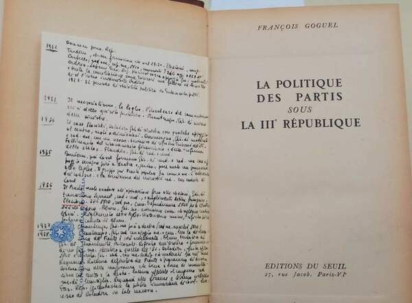 LA POLITIQUE DES PARTIS SOUS LA III REPUBLIQUE( 1948)