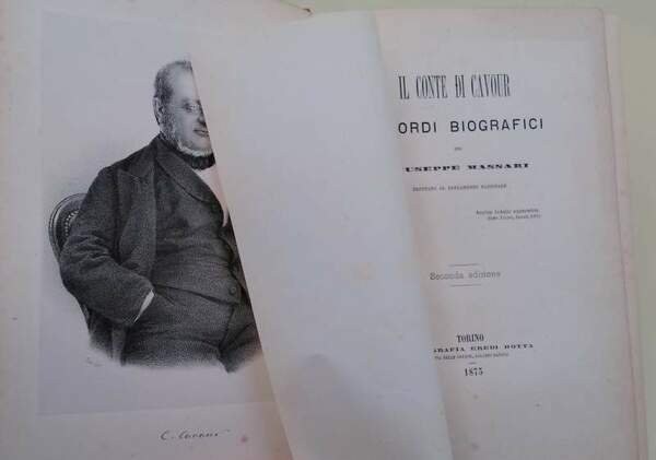 IL CONTE DI CAVOUR-RICORDI BIOGRAFICI( 1873)