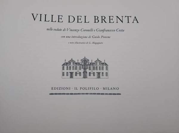 VILLE DEL BRENTA NELLE VEDUTE DI VINCENZO CORONELLI E GIANFRANCO …