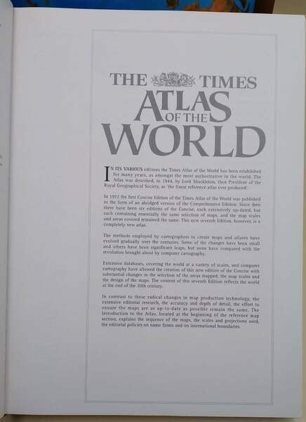 THE TIMES ATLAS OF THE WORLD-CONCISE EDITION(1997)