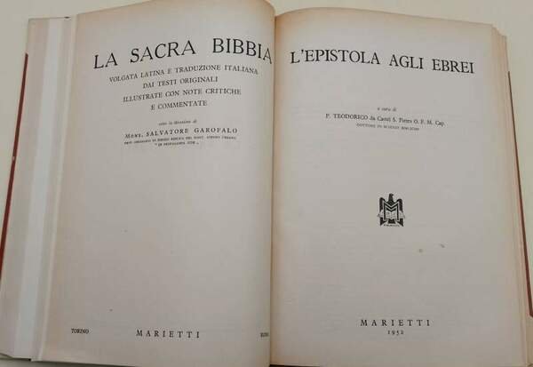LA SACRA BIBBIA-LE EPISTOLE PASTORALI DI S.PAOLO E TIMOTEO E …
