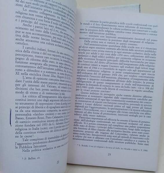 RELIGIONE E SCUOLA (1984)