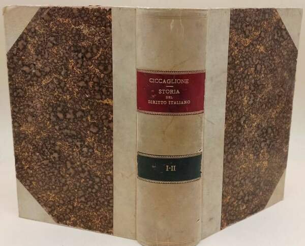 MANUALE DI STORIA DEL DIRITTO ITALIANO-VOL I E II-( 1901?)