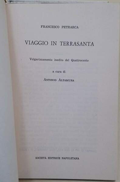 VIAGGIO IN TERRA SANTA (1979)