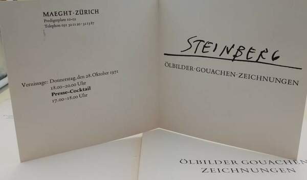 STEINBERG-OLBILDER GOUACHEN SEICHNUNGEN(1971)
