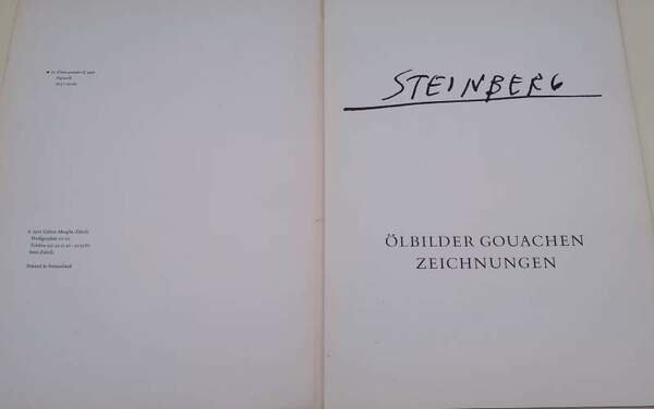 STEINBERG-OLBILDER GOUACHEN SEICHNUNGEN(1971)