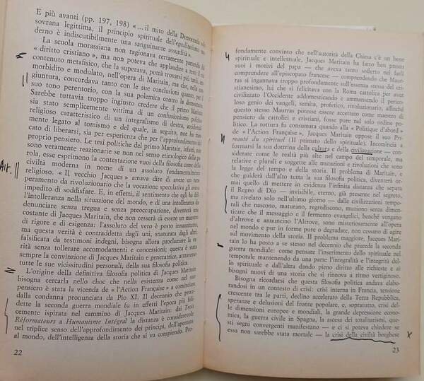 IL PENSIERO POLITICO DI JACQUES MARITAIN (1974)