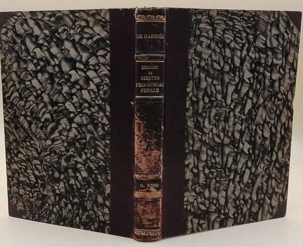 LEZIONI DI DIRITTO PROCESSUALE PENALE( 1938)