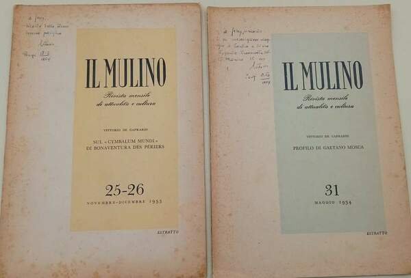 IL MULINO- RIVISTA MENSILE DI ATTUALITA' E CULTURA- N. 25-26/31( …