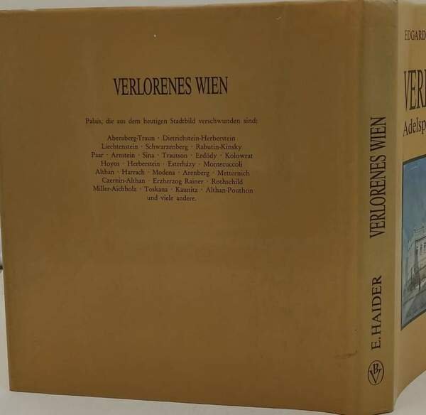 VERLORENES WIEN-ADELPALASTE VERGANGENER TAGE(1984) | Immagine Gallery 1