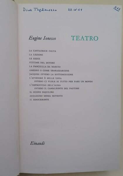 TEATRO(1961)