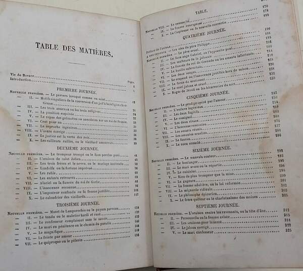 CONTES DE BOCCACE(FINE '800)