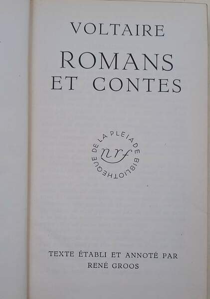 ROMANS ET CONTES -1950