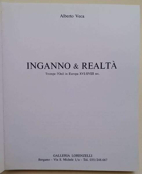 INGANNO E REALTA' (1980)