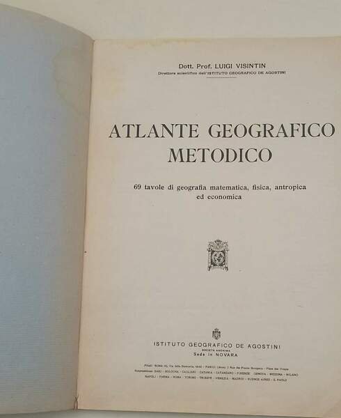ATLANTE GEOGRAFICO METODICO(1931)