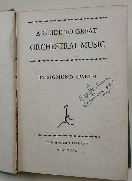 A GUIDE TO GREAT ORCHESTRAL MUSIC (1943)