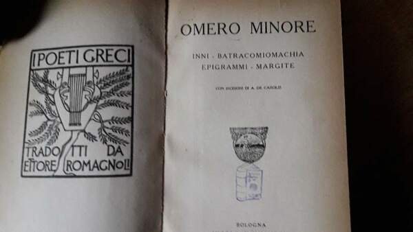 OMERO MINORE (1925)