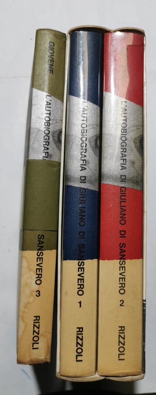 L'autobiografia di Giuliano di Sansevero voll. I, II e III