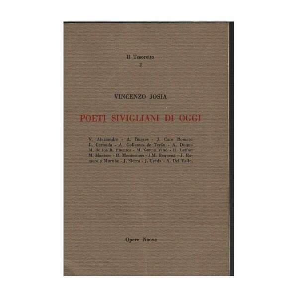 POETI SIVIGLIANI DI OGGI (1966)