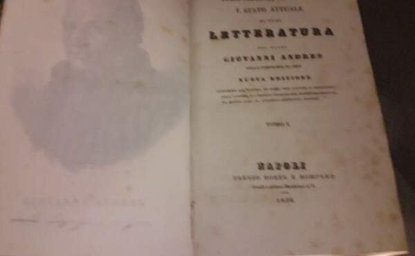 DELL'ORIGINE, PROGRESSI E STATO ATTUALE DI OGNI LETTERATURA (1836)