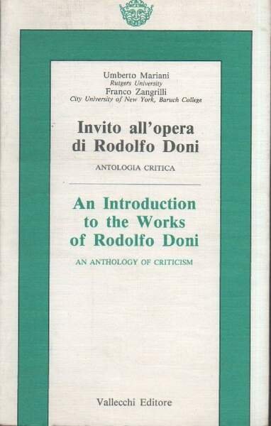 INVITO ALL'OPERA DI RODOLFO DONI (1989)