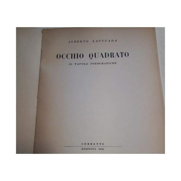 OCCHIO QUADRATO -di Alberto Lattuada(1941)