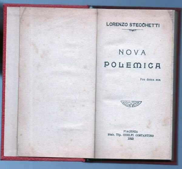 NOVA POLEMICA (1922)