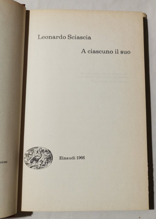 A ciascuno il suo | Immagine Gallery 2