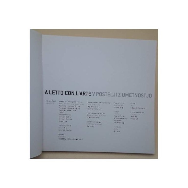 A LETTO CON L'ARTE( 2008)